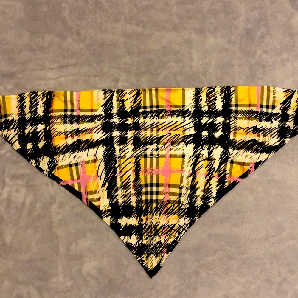 Burberry silk scarf